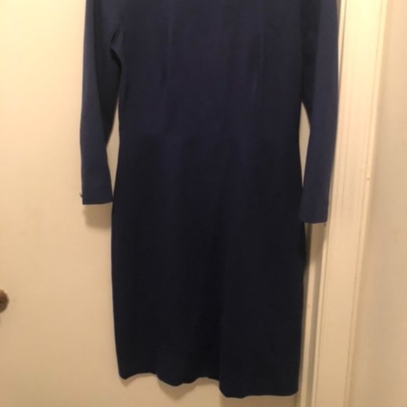 J Crew New Knit Zip Sheath Dress Retail 158.00 - Picture 4 of 4